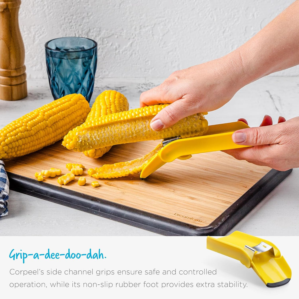 Corpeel Easy Corn Peeler – Quick, Mess-Free Corn Stripper & Separator Tool